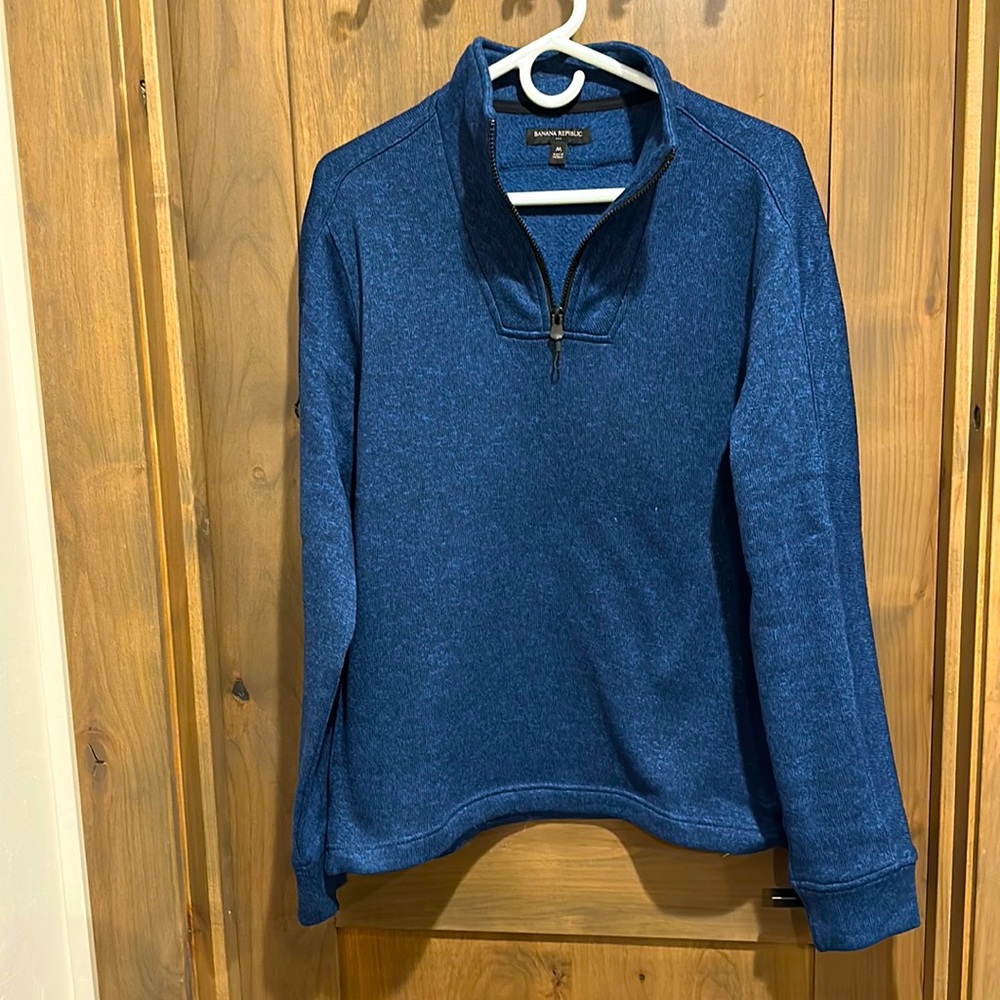 Men’s Banana Republic 1/4 Zip Pullover - Fleece Lined